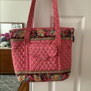 Vera Bradley large tote long handles